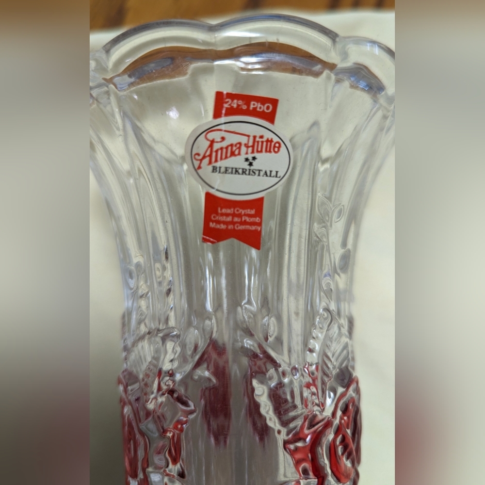 Anna Hütte Bleikristall Crystal Vase